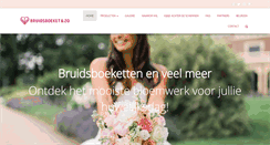 Desktop Screenshot of bruidsboeketenzo.nl